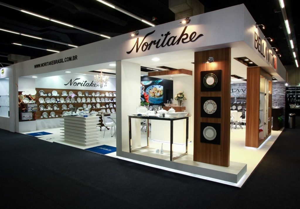 Stand da Noritake na feira Abup Show