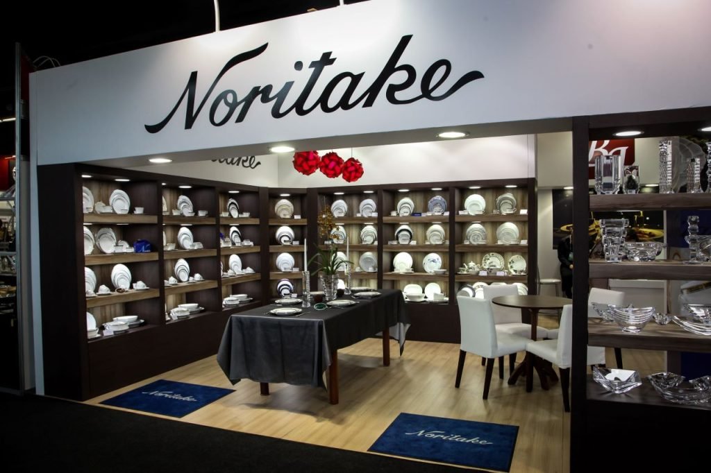 Stand da Noritake na feira Abup Show