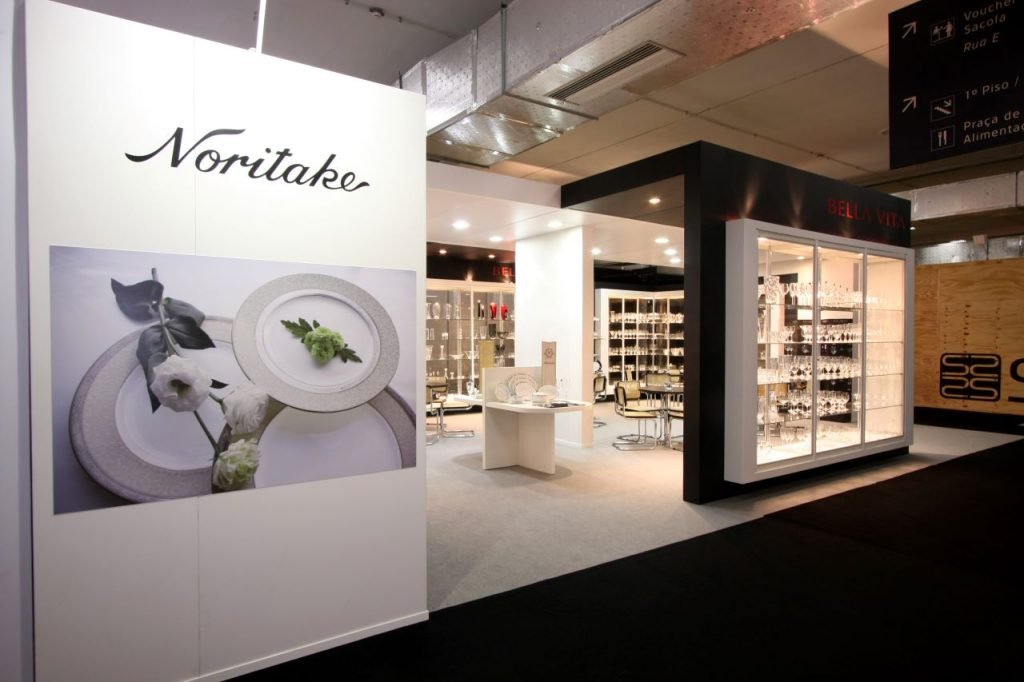 Stand da Noritake na feira Abup Show