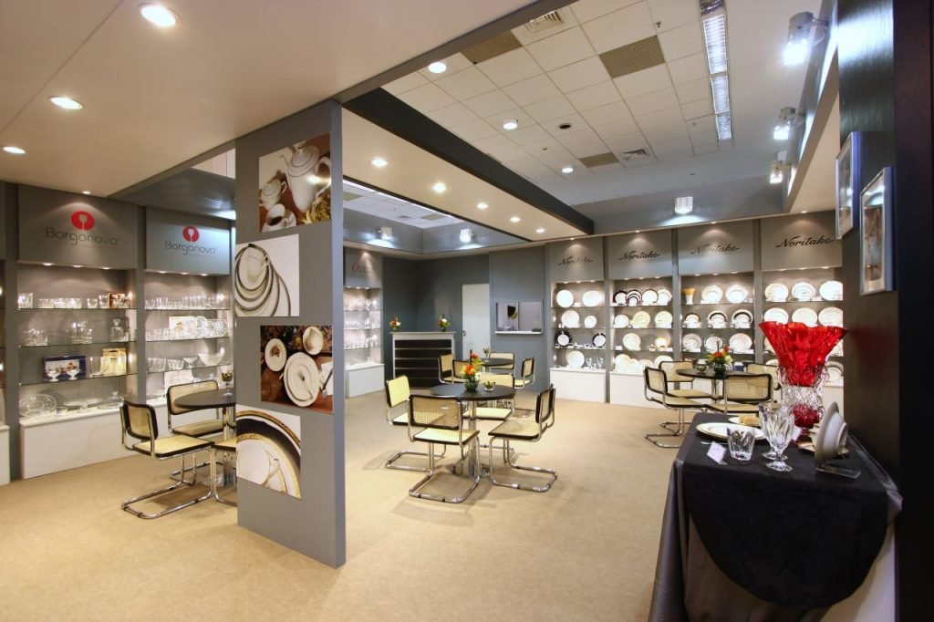 Stand da Noritake na feira Abup Show