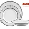 Jantar para 2 pessoas com 6 peças, porcelana Noritake - Buckingham Platinum 4347