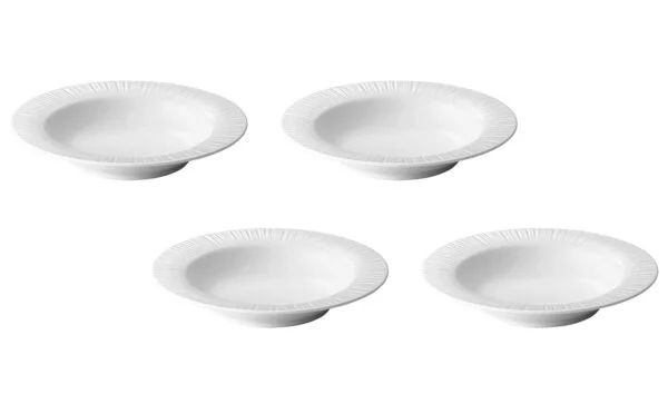 4 pratos fundos, porcelana Noritake – Conifere 1708