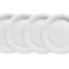 4 pratos rasos, porcelana Noritake – Conifere 1708