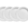 4 pratos de sobremesa coupe, porcelana Noritake – Conifere 1708