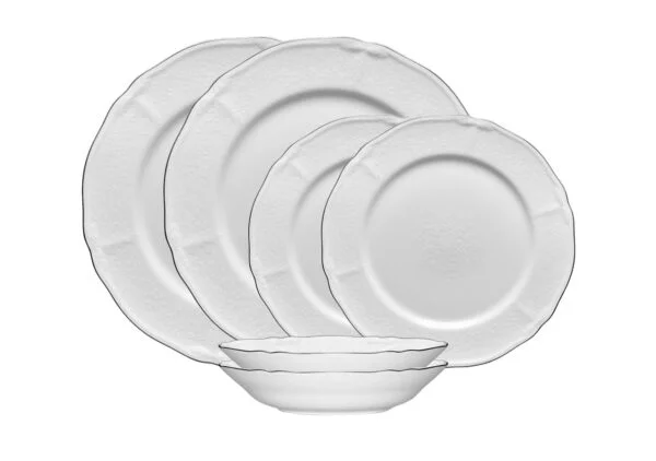 Jantar para 2 pessoas com 6 peças, porcelana Noritake - Princess Bouquet 1661