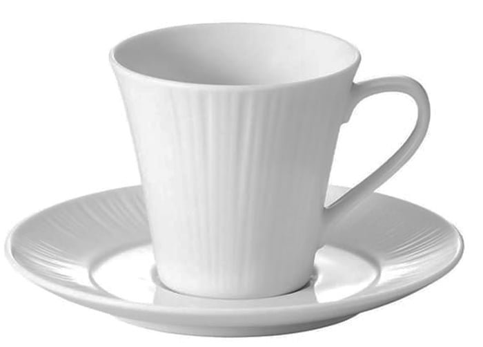 4 xícaras de chá com pires, porcelana Noritake - Conifere 1708