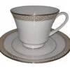 Jogo de 6 xícaras de chá com 6 pires, porcelana Noritake - Legacy Splendor 4267