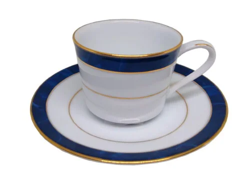 Xícaras de café com pires para 2 pessoas, porcelana Noritake - Ana M006