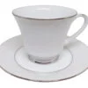 Xícaras de chá com pires para 2 pessoas, porcelana Noritake - Tahoe 2585