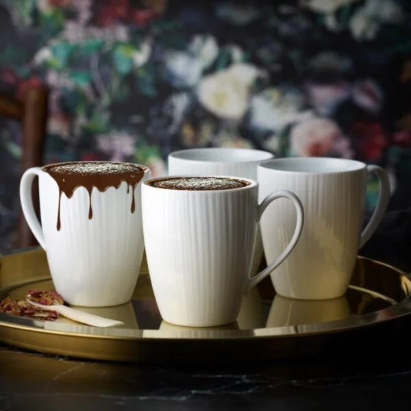 4 canecas, porcelana Noritake – Conifere 1708