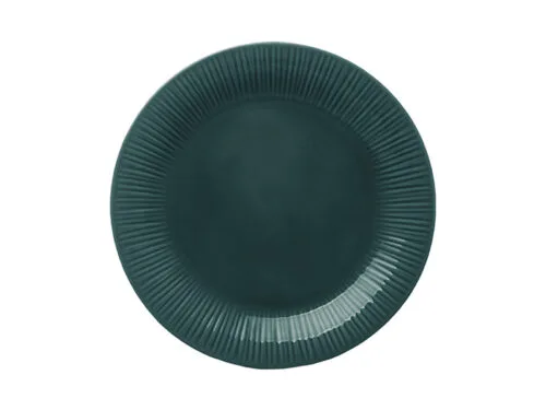 4 pratos de sobremesa coupe, porcelana Noritake – Conifere Teal 1725