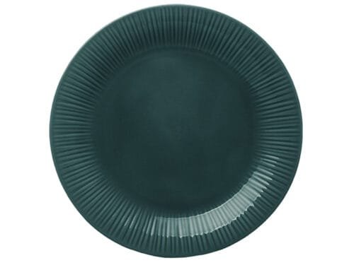 4 pratos rasos coupe, porcelana Noritake – Conifere Teal 1725