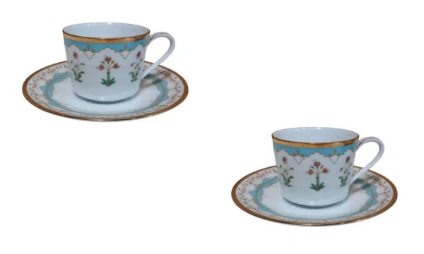 15311558515-jogo-xicaras-pires-cafe-porcelana-fina-noritake-royal-blossom-m685l-1.jpg Xícaras de café com pires para 2 pessoas, porcelana Noritake - Royal Blossom M685