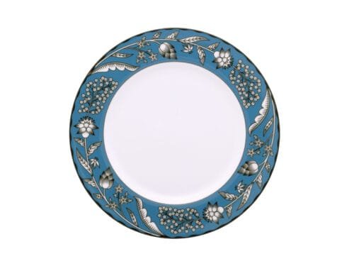 6 pratos de sobremesa detalhe azul, porcelana Noritake – Chelsea State 1779