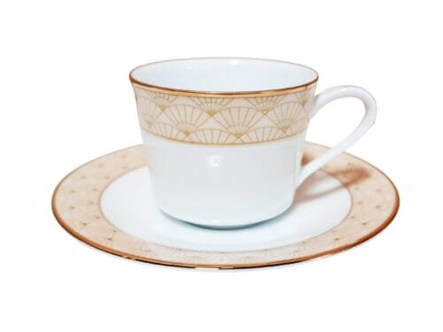 15381225094-jogo-xicaras-pires-cafe-porcelana-fina-noritake-eternal-palace-1787l.jpg Xícaras de café com pires para 2 pessoas, porcelana Noritake - Trocadero Gold 1787