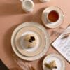 Jantar para 2 pessoas com 6 peças, porcelana Noritake - Trocadero Gold 1787