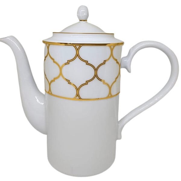 15393590012-1728-bule-de-cafe.jpg Bule de café com tampa, porcelana Noritake - Eternal Palace Gold 1728