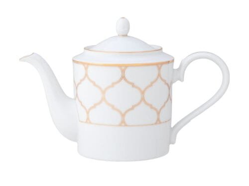 Bule de chá com tampa, porcelana Noritake - Eternal Palace Gold 1728
