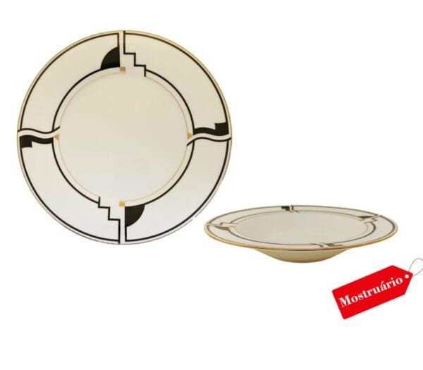 15396155523-7736-1.jpg Jogo de pratos para quatro pessoas em porcelana FINE CHINA, com Estampa Exclusiva – Elegância e Charme.