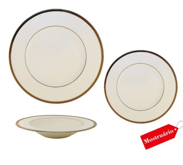 15396156051-7610-1.jpg Jogo de pratos para quatro pessoas em porcelana FINE CHINA, com Estampa Exclusiva – Elegância e Charme.