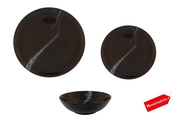 15396156807-8691-1.jpg Jogo de pratos para quatro pessoas em porcelana STONEWARE, com Estampa Exclusiva – Elegância e Charme.