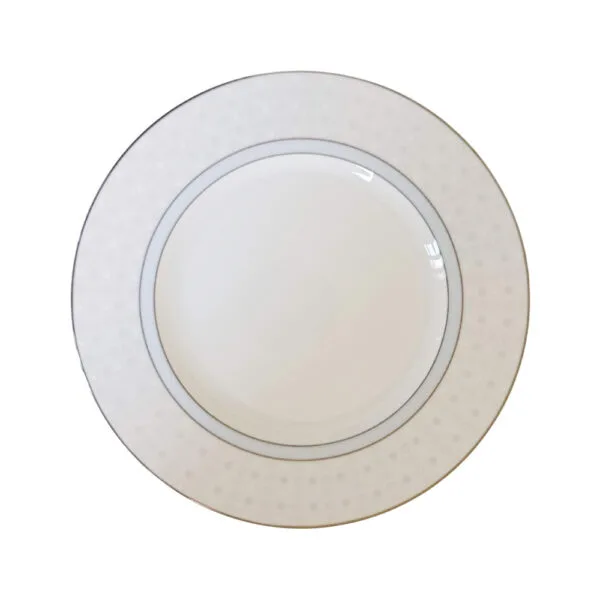 Jogo de pratos de sobremesa grandes em porcelana, com Estampa Exclusiva – Elegância e Charme à Sua Mesa!