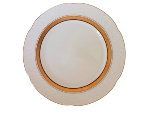 15396846677-7602.jpg Jogo de 6 pratos de sobremesa grandes em porcelana fina, com Estampa Exclusiva – Elegância e Charme.