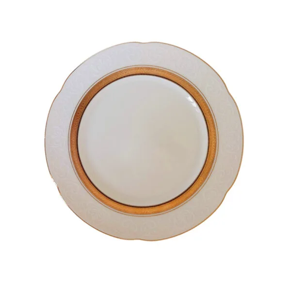 15396846677-7602.jpg Jogo de 6 pratos de sobremesa grandes em porcelana fina, com Estampa Exclusiva – Elegância e Charme.