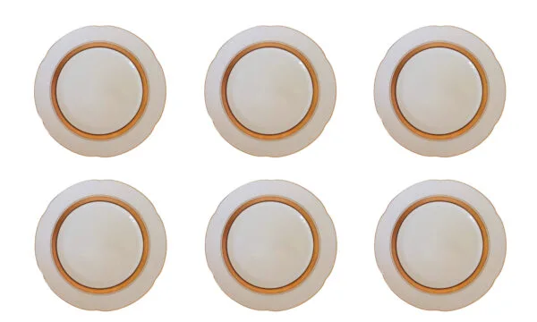 15396846692-7602-com-6.jpg Jogo de 6 pratos de sobremesa grandes em porcelana fina, com Estampa Exclusiva – Elegância e Charme.