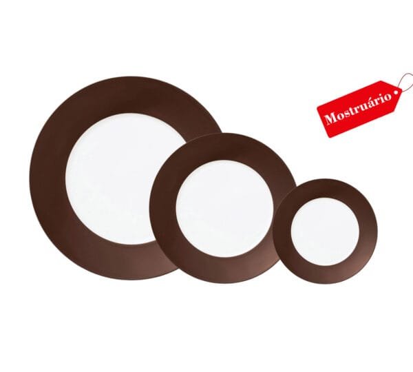 1682-3 Jogo de pratos para quatro pessoas em porcelana FINE CHINA, com 4 Estampas Exclusivas – Elegância e Charme.