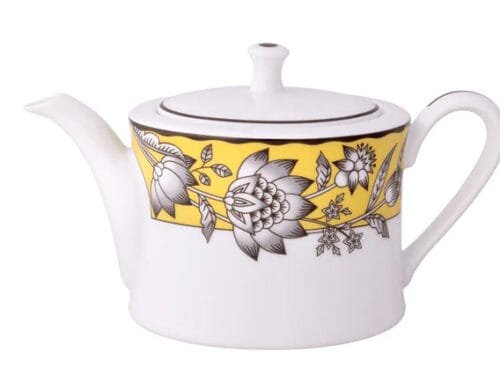 Bule de chá com tampa, porcelana Noritake - Chelsea Estate 1779